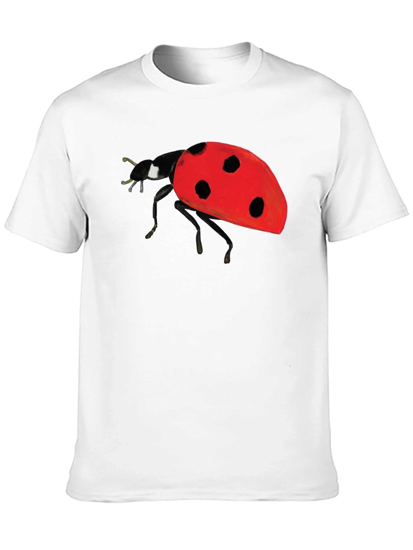 Ladybug Graphic Black T-Shirt