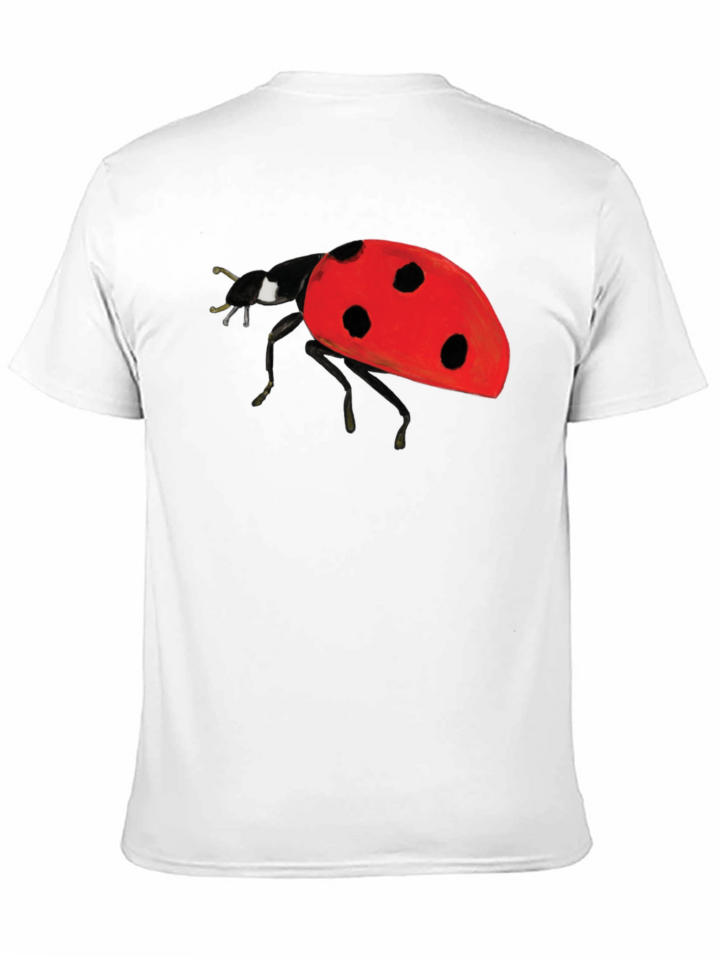 Ladybug Graphic Black T-Shirt