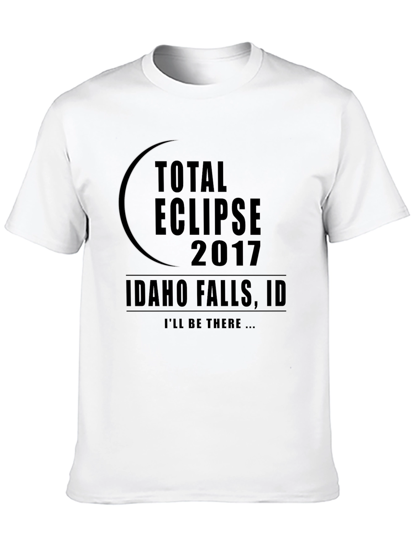 Total Eclipse 2017 Idaho Falls Graphic Tee