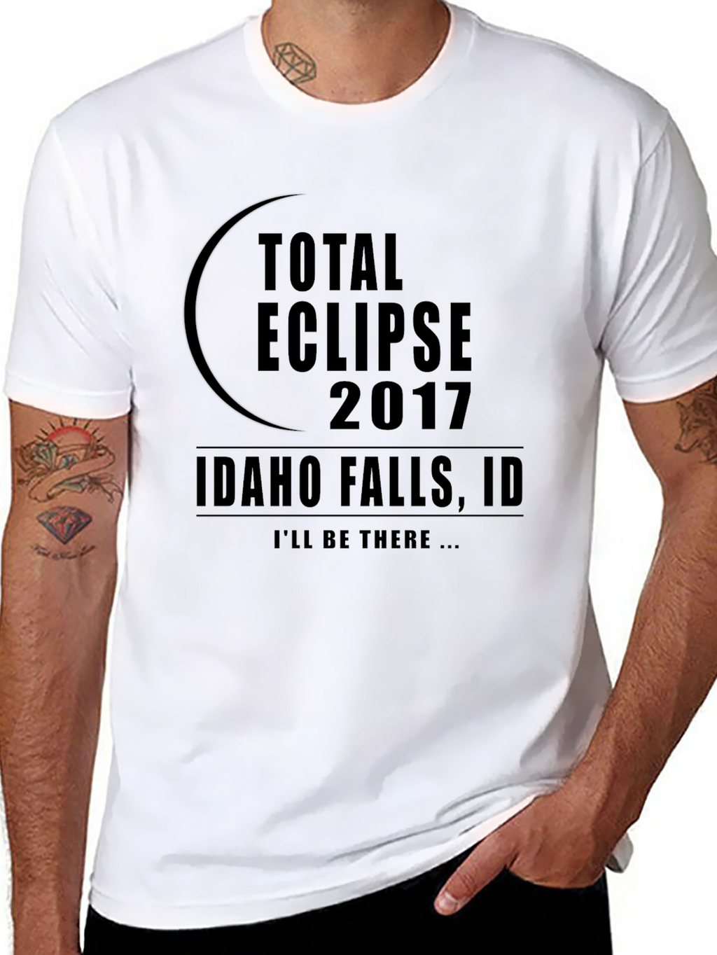 Total Eclipse 2017 Idaho Falls Graphic Tee