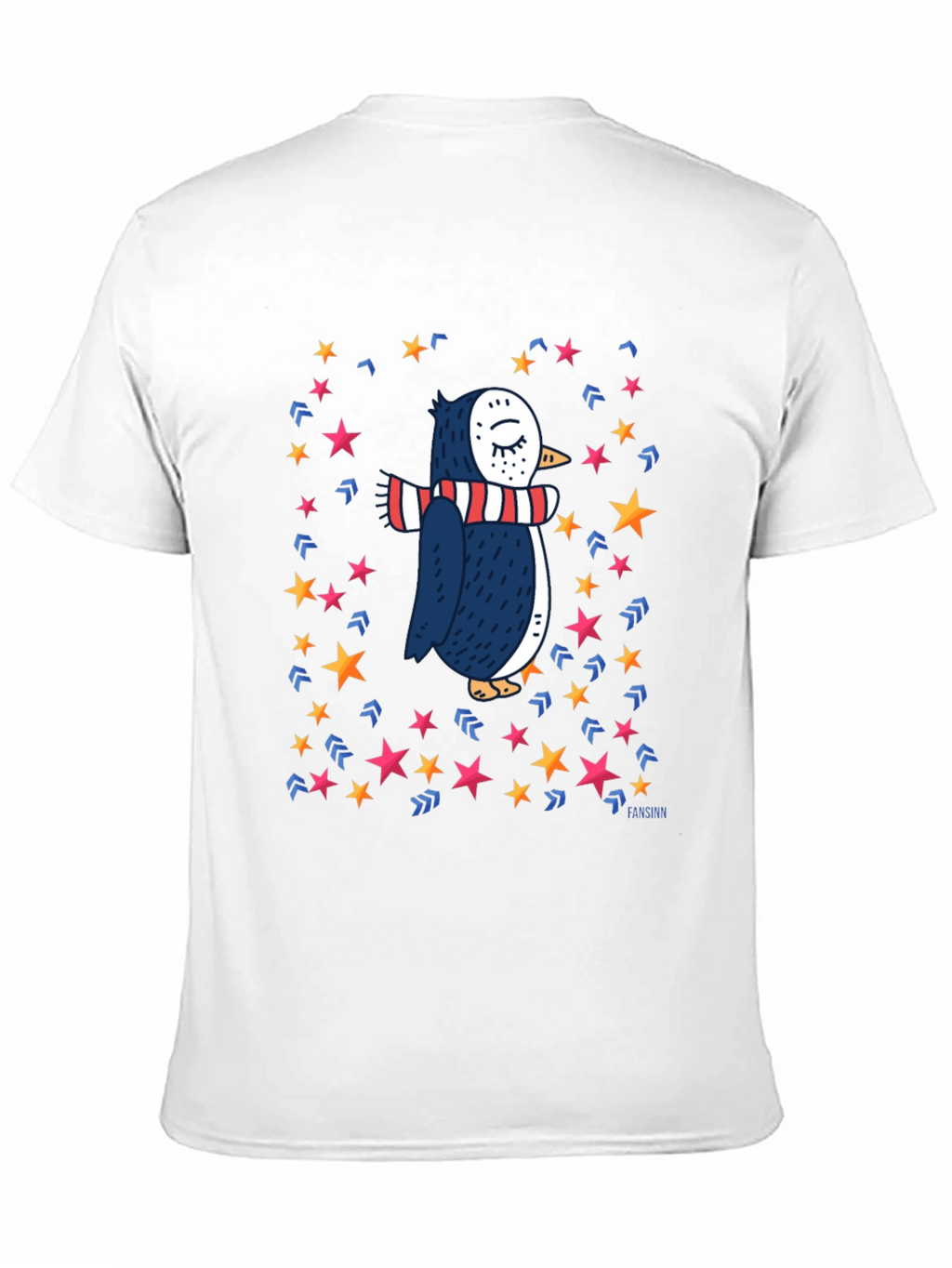 Penguin Star T-Shirt: Whimsical Winter Style