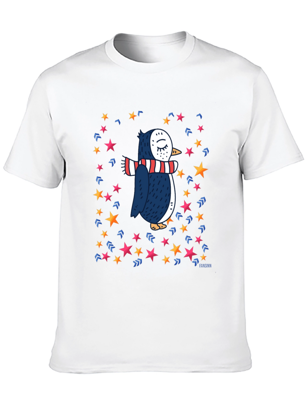 Penguin Star T-Shirt: Whimsical Winter Style