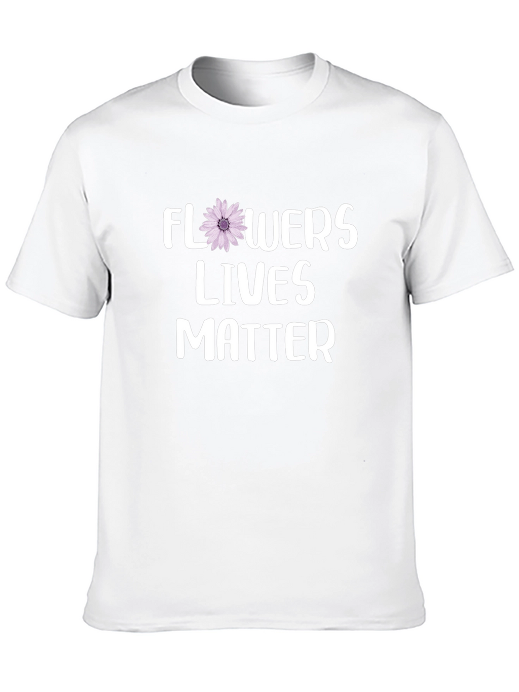 Flowers Lives Matter T-Shirt - Black Graphic Tee