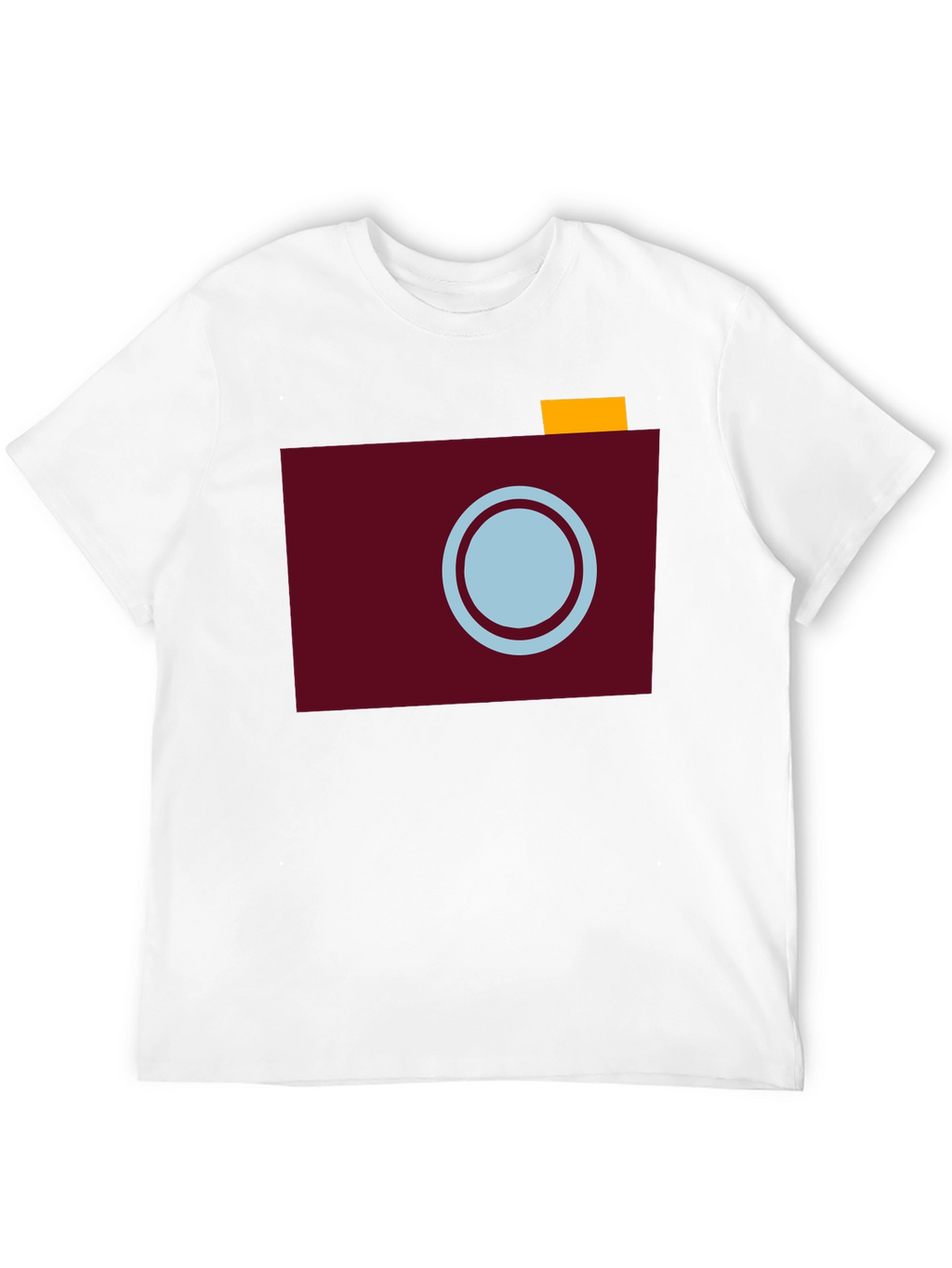 Retro Camera Graphic Tee - Stylish Black T-Shirt