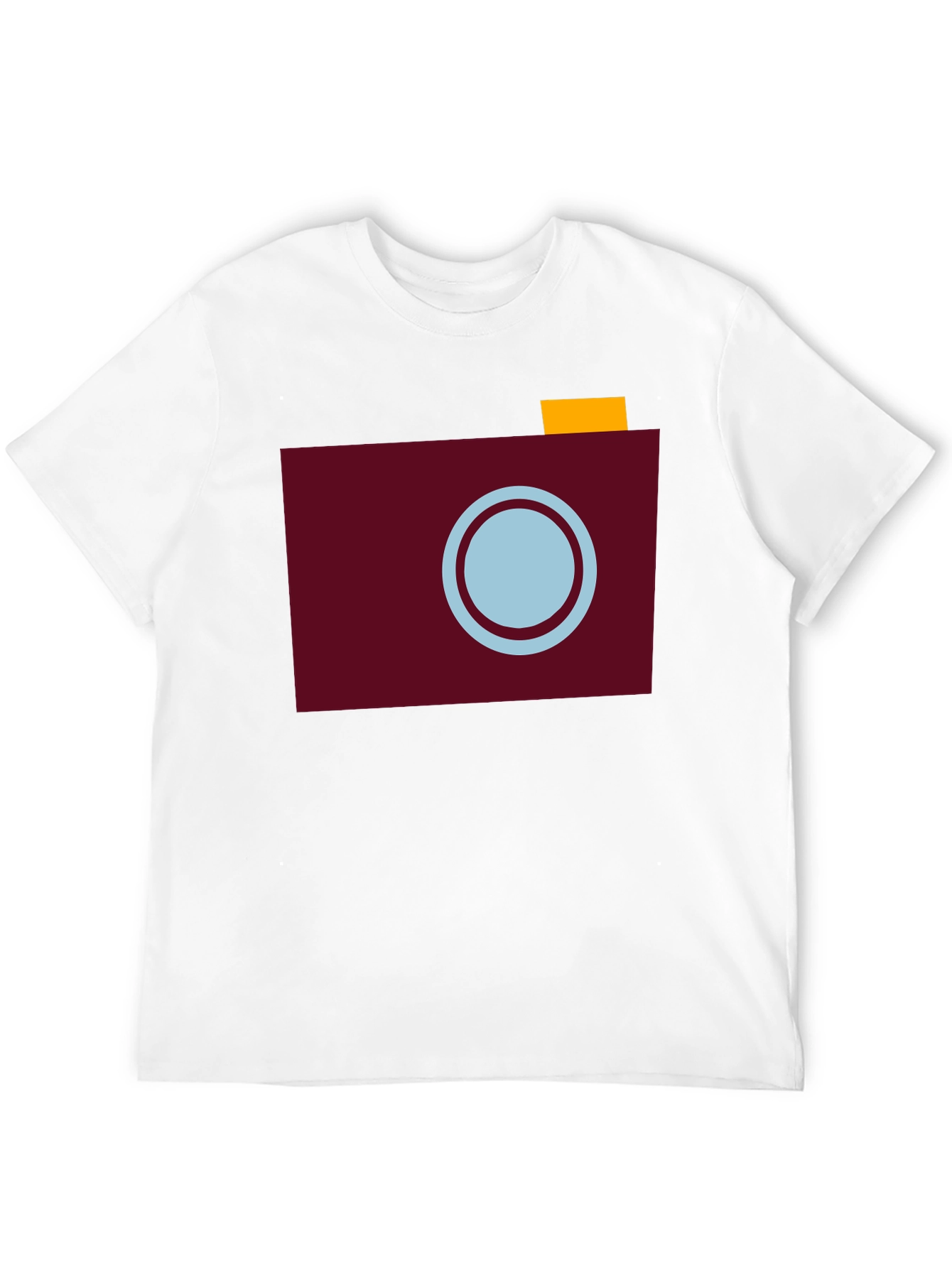 Retro Camera Graphic Tee - Stylish Black T-Shirt