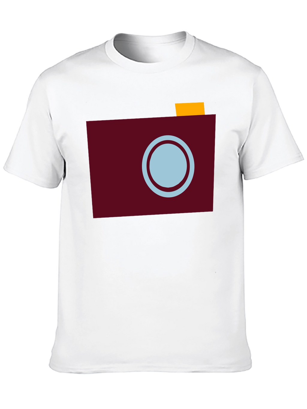 Retro Camera Graphic Tee - Stylish Black T-Shirt