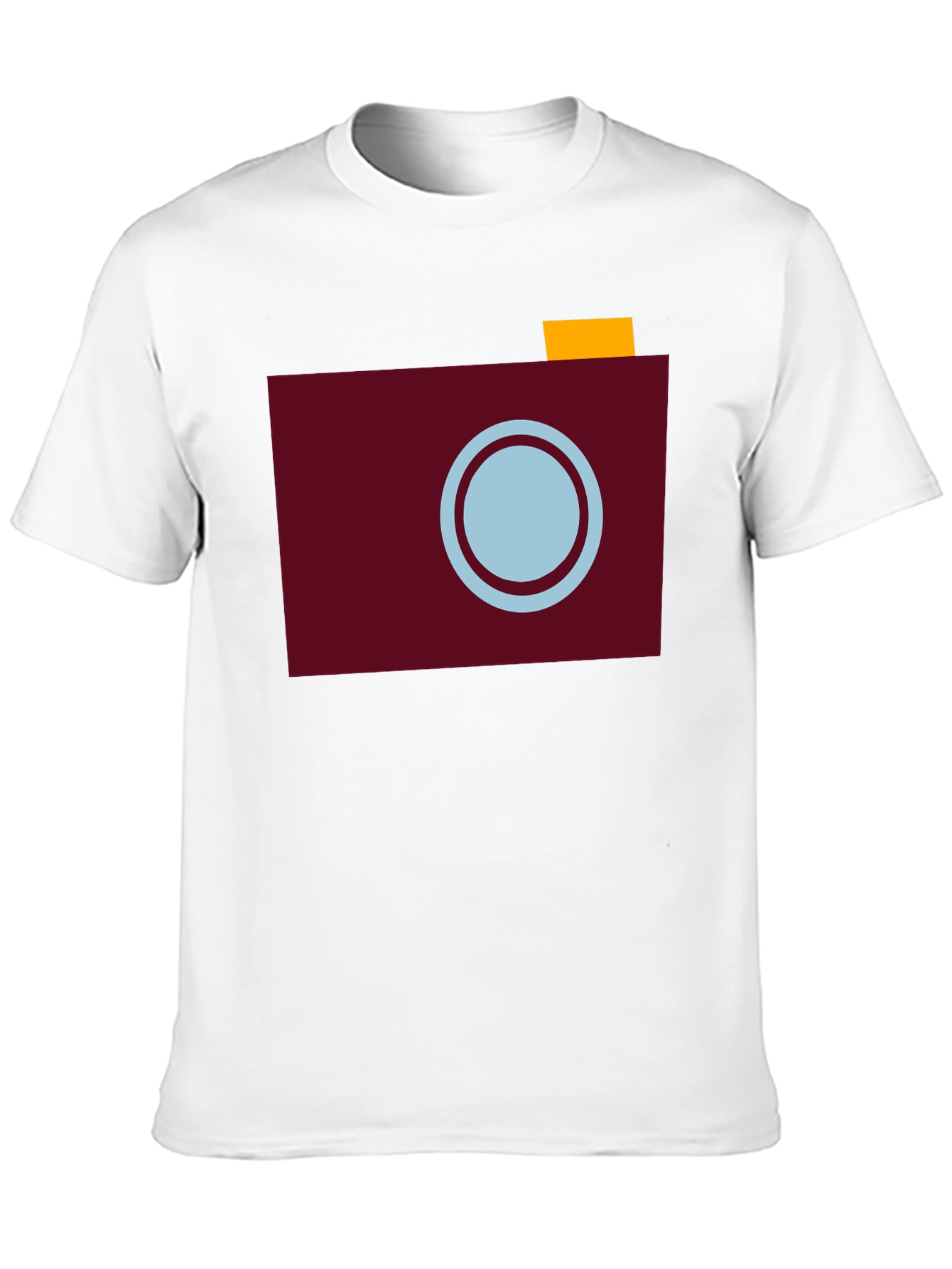 Retro Camera Graphic Tee - Stylish Black T-Shirt