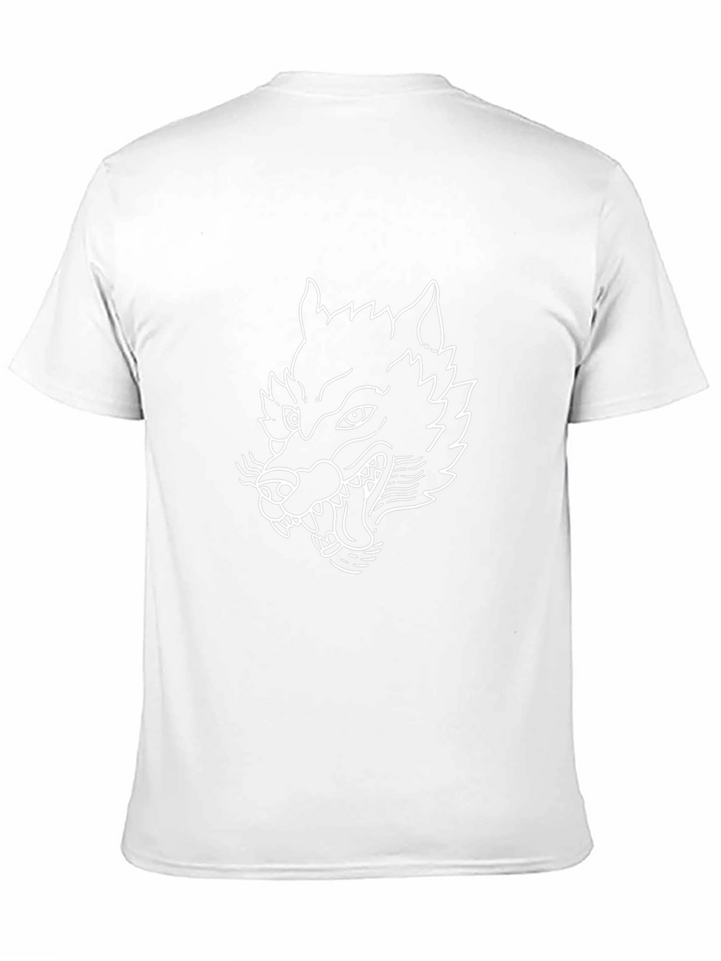 Black Wolf Graphic Tee - Stylish Mens T-Shirt