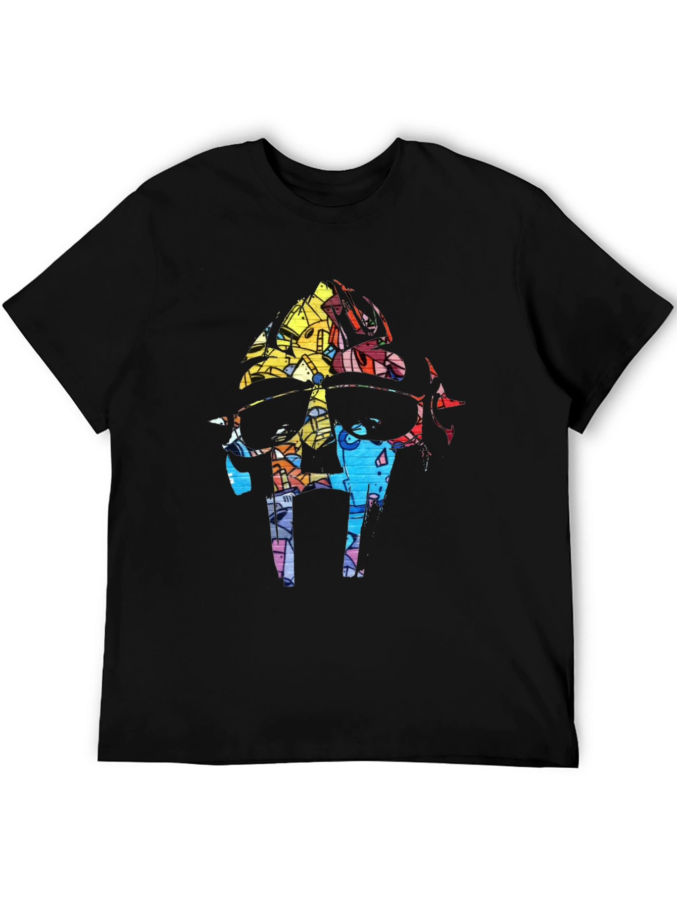 Abstract MF DOOM T-Shirt - Black Graphic Tee