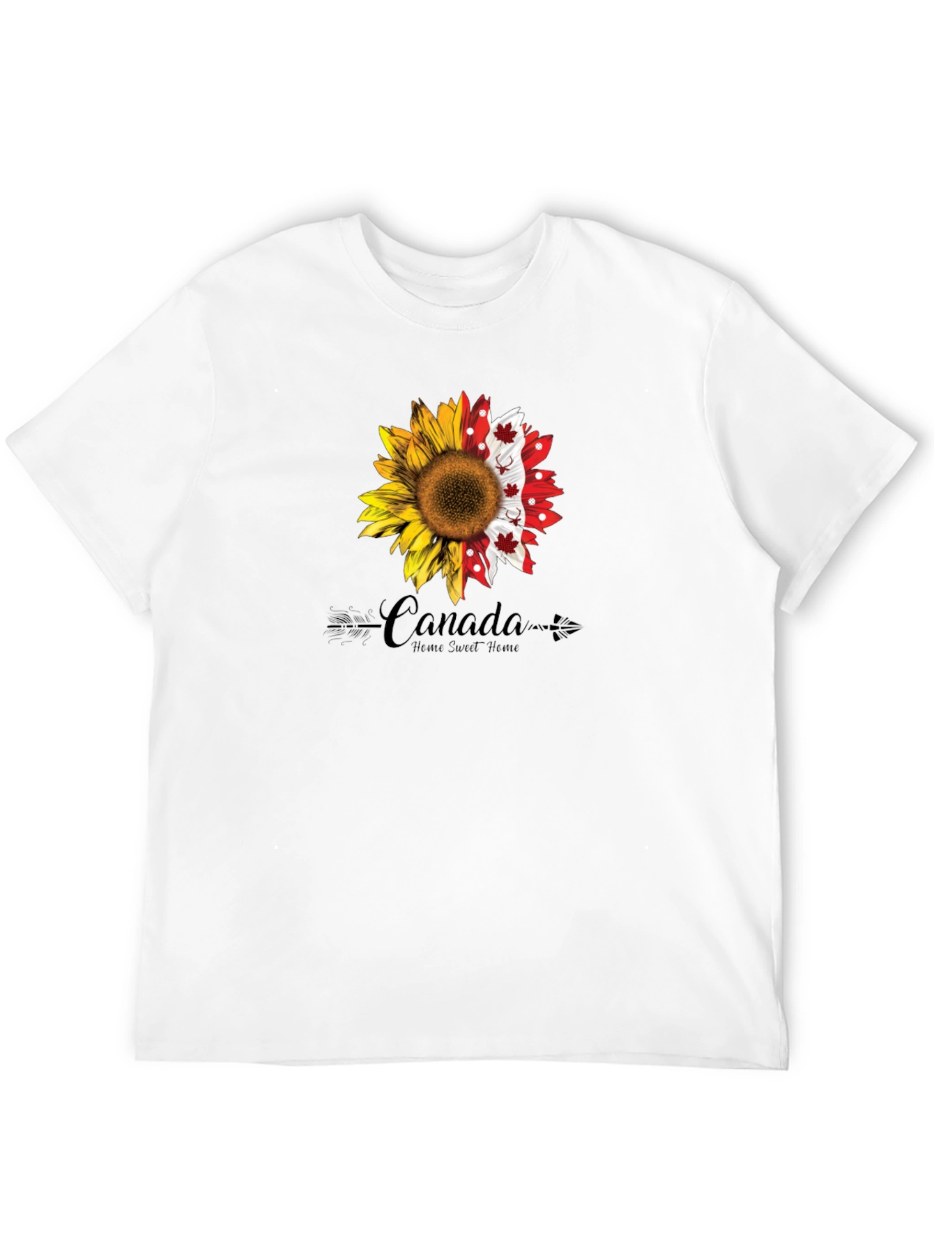 Canada Sunflower Graphic Tee