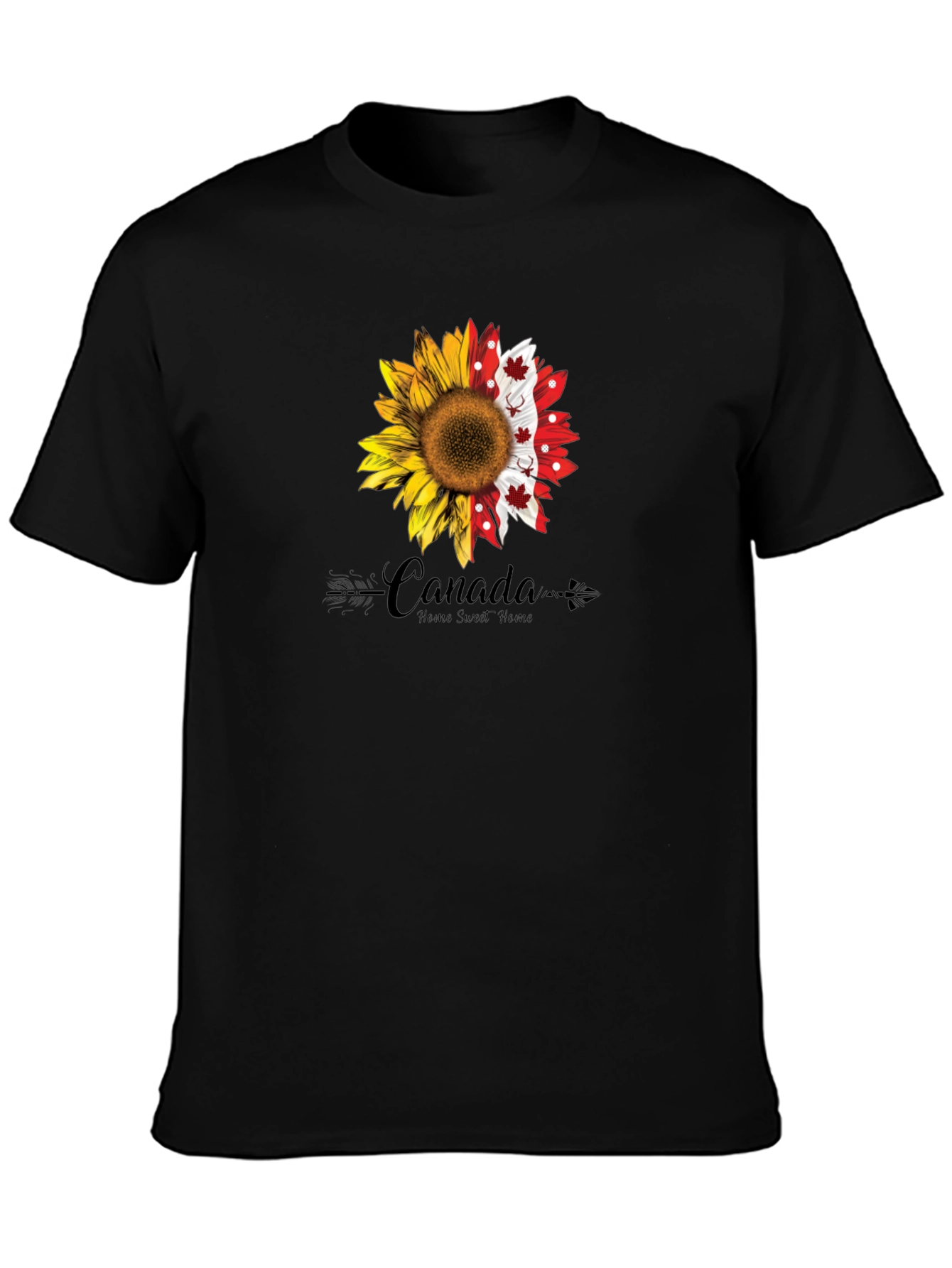 Canada Sunflower Graphic Tee