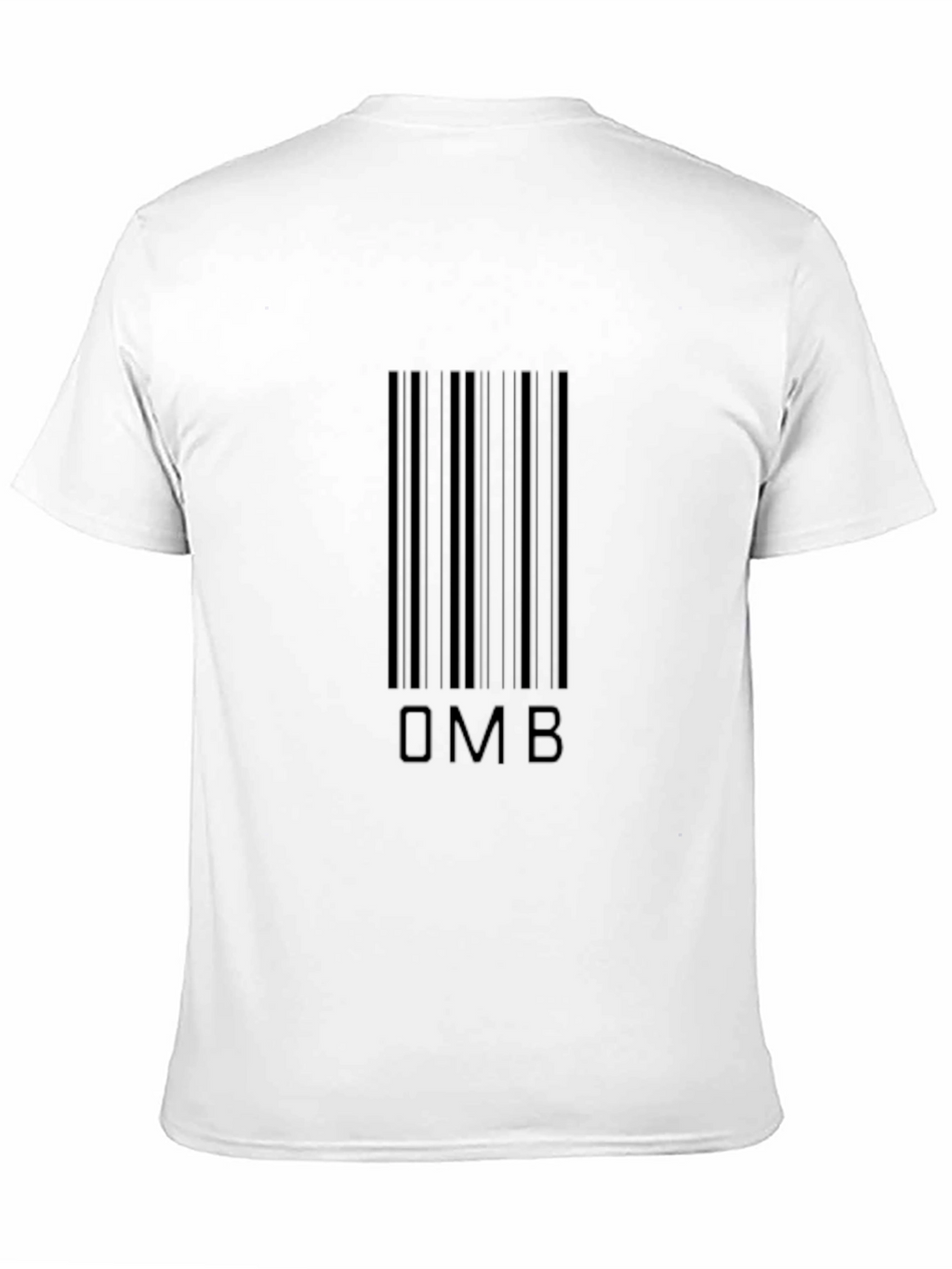 OMB Barcode Graphic Tee - Modern Black T-Shirt