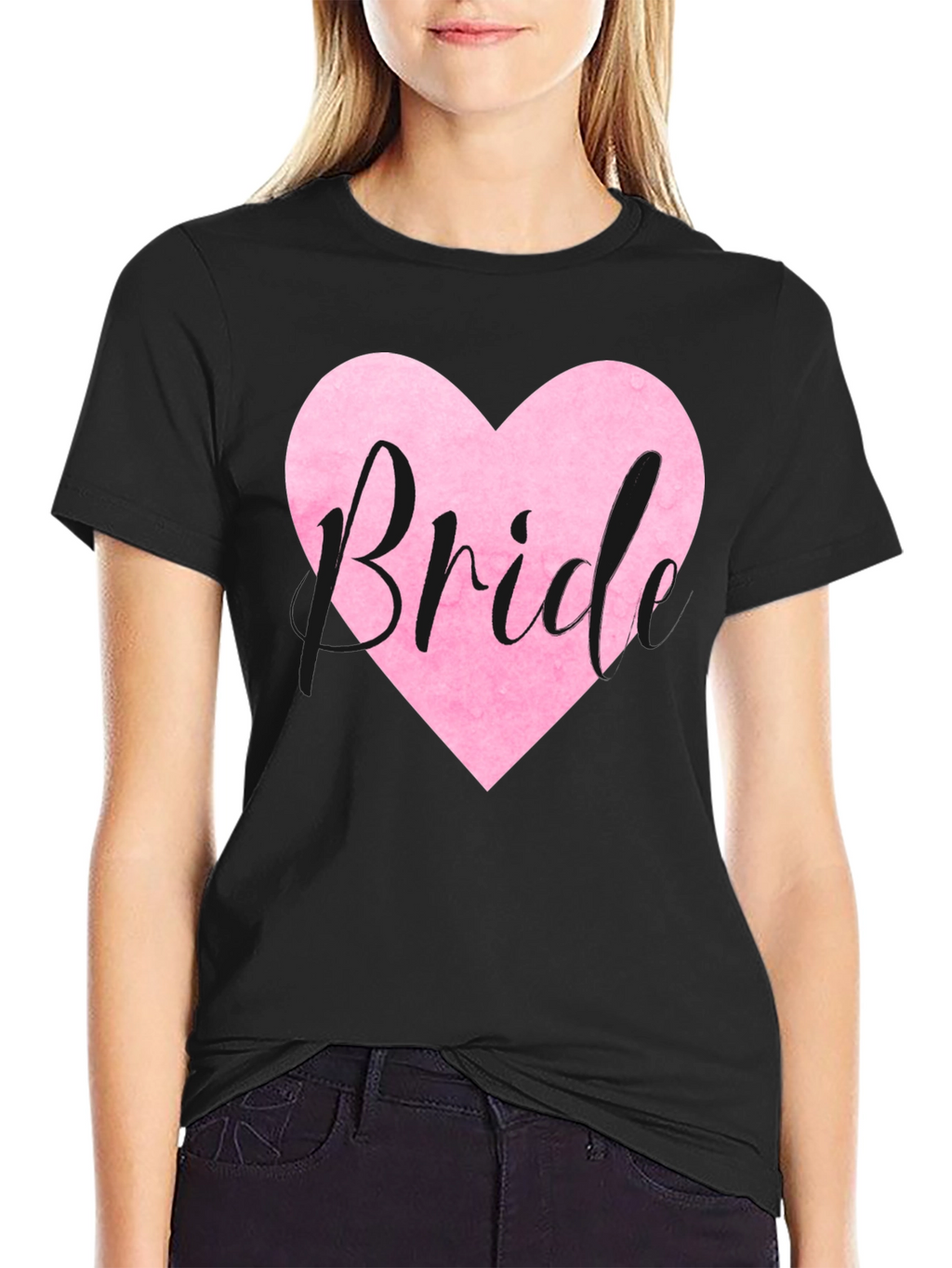 Bride Heart Graphic Tee - Wedding Party T-Shirt