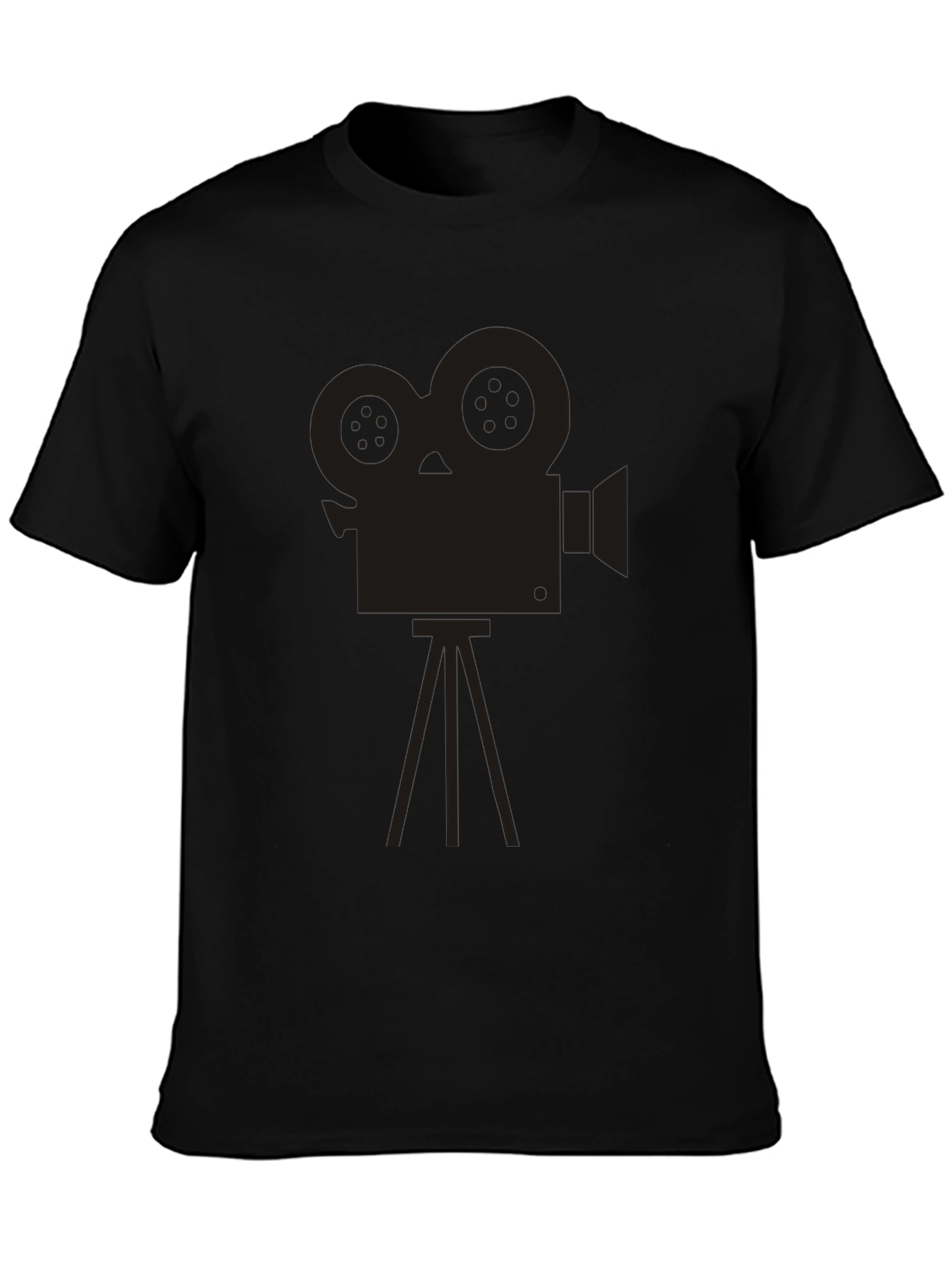 Vintage Camera Graphic Tee - Classic Movie Lover Shirt