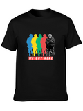 We Out Here Bernie T-Shirt -  Trendy Graphic Tee