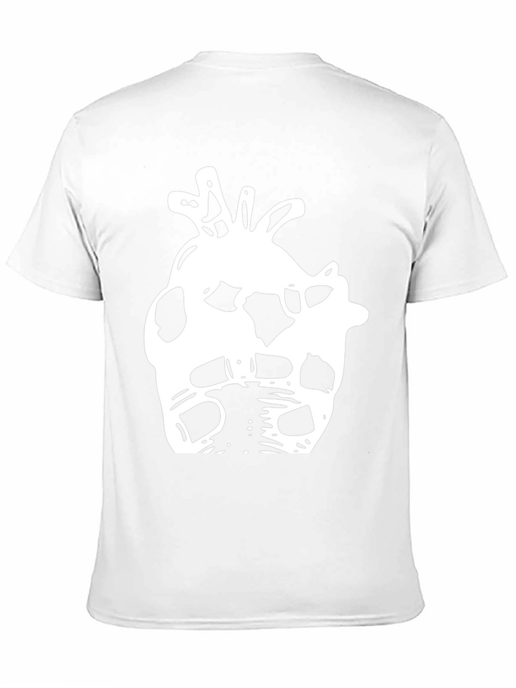 Abstract Anatomical Heart Black T-Shirt