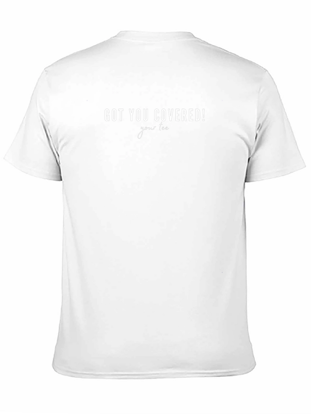 Got You Covered! Graphic Print Black T-Shirt