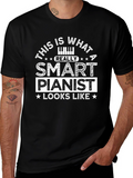 Smart Pianist Graphic T-Shirt