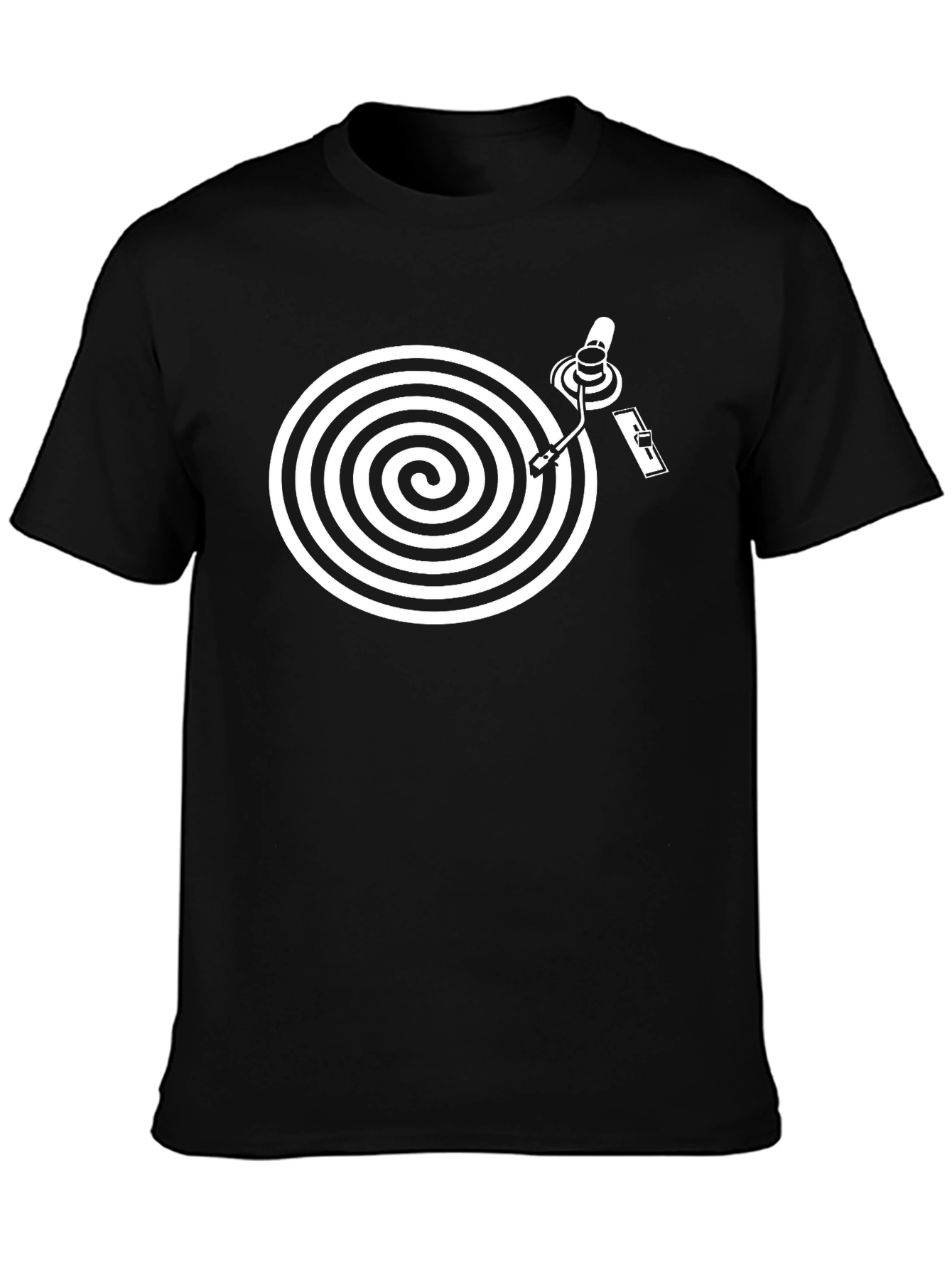 Retro Vinyl Turntable Graphic Tee
