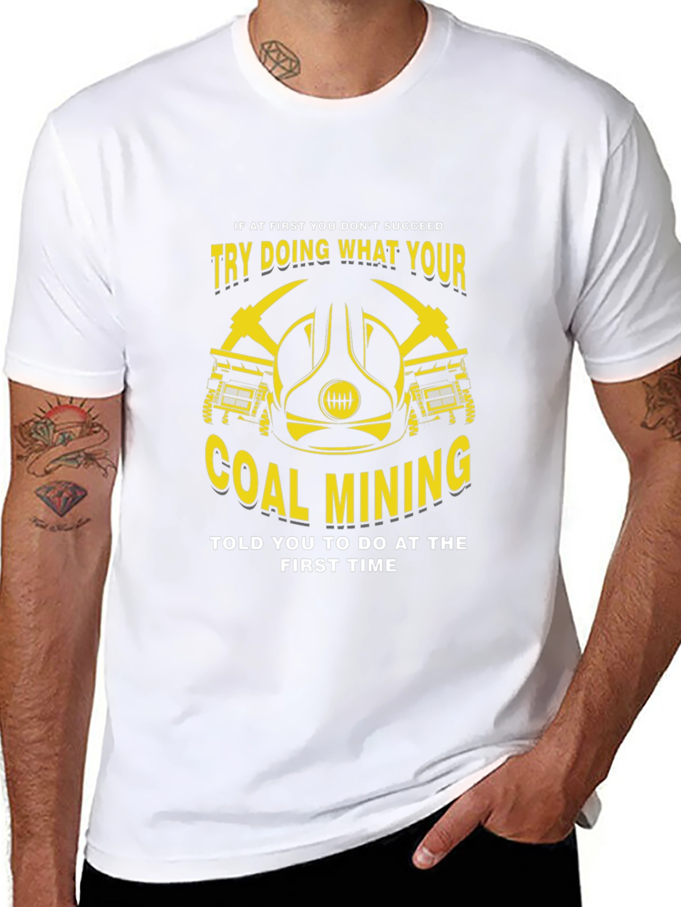 Coal Mining Graphic Tee - Funny Work Shirt