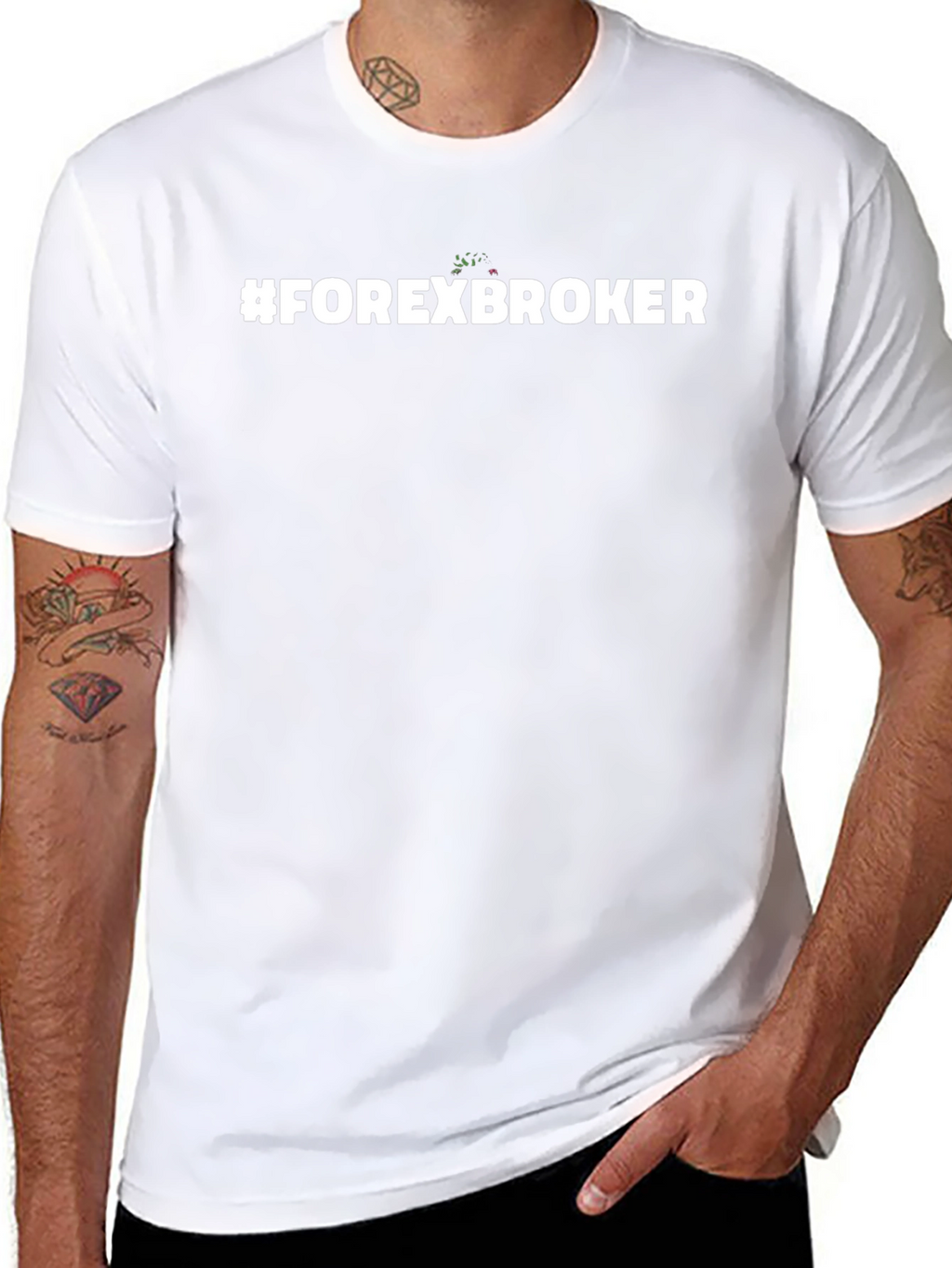 #FOREXBROKER Black T-Shirt - Trader Style