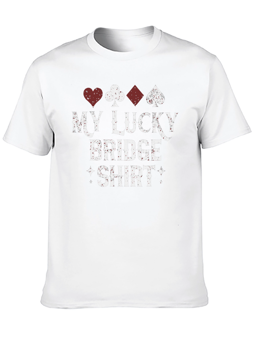 Lucky Bridge Shirt - Playing Card Suit Design