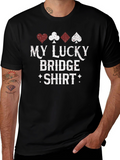 Lucky Bridge Shirt - Playing Card Suit Design