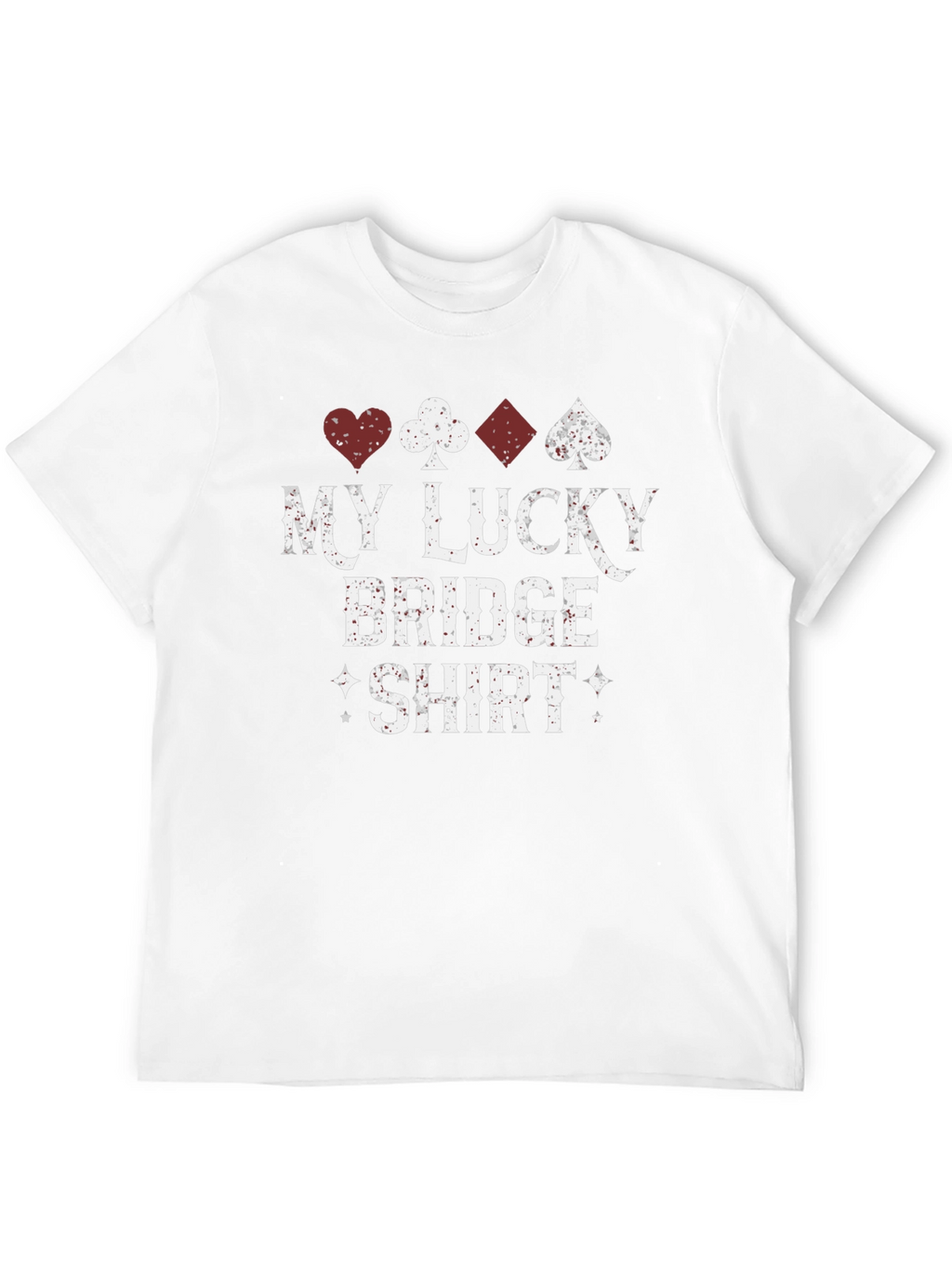 Lucky Bridge Shirt - Playing Card Suit Design