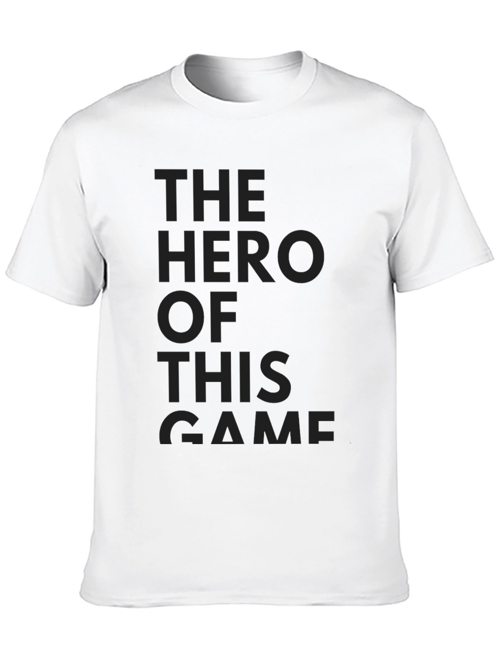 Hero of the Game Black T-Shirt