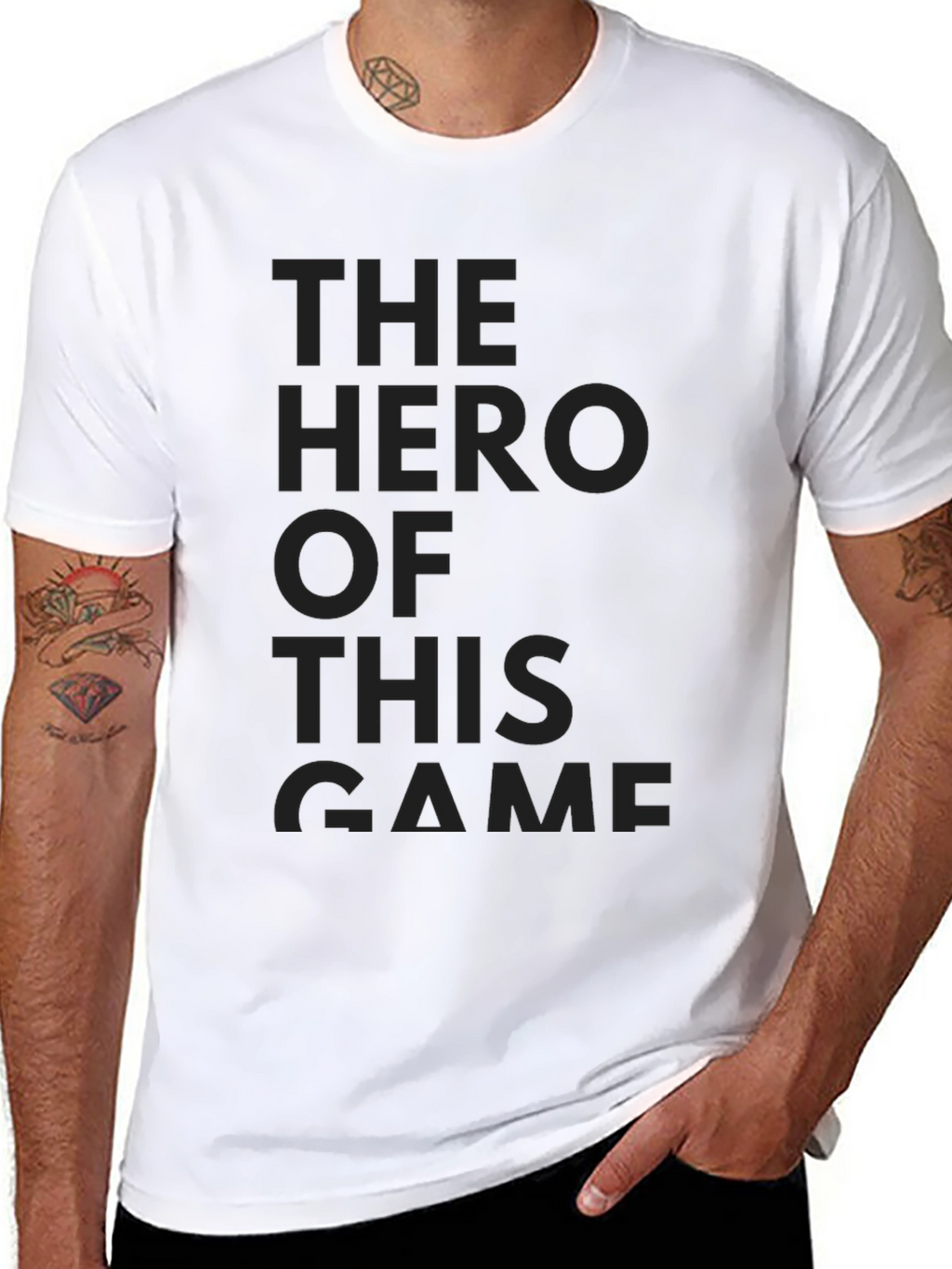 Hero of the Game Black T-Shirt