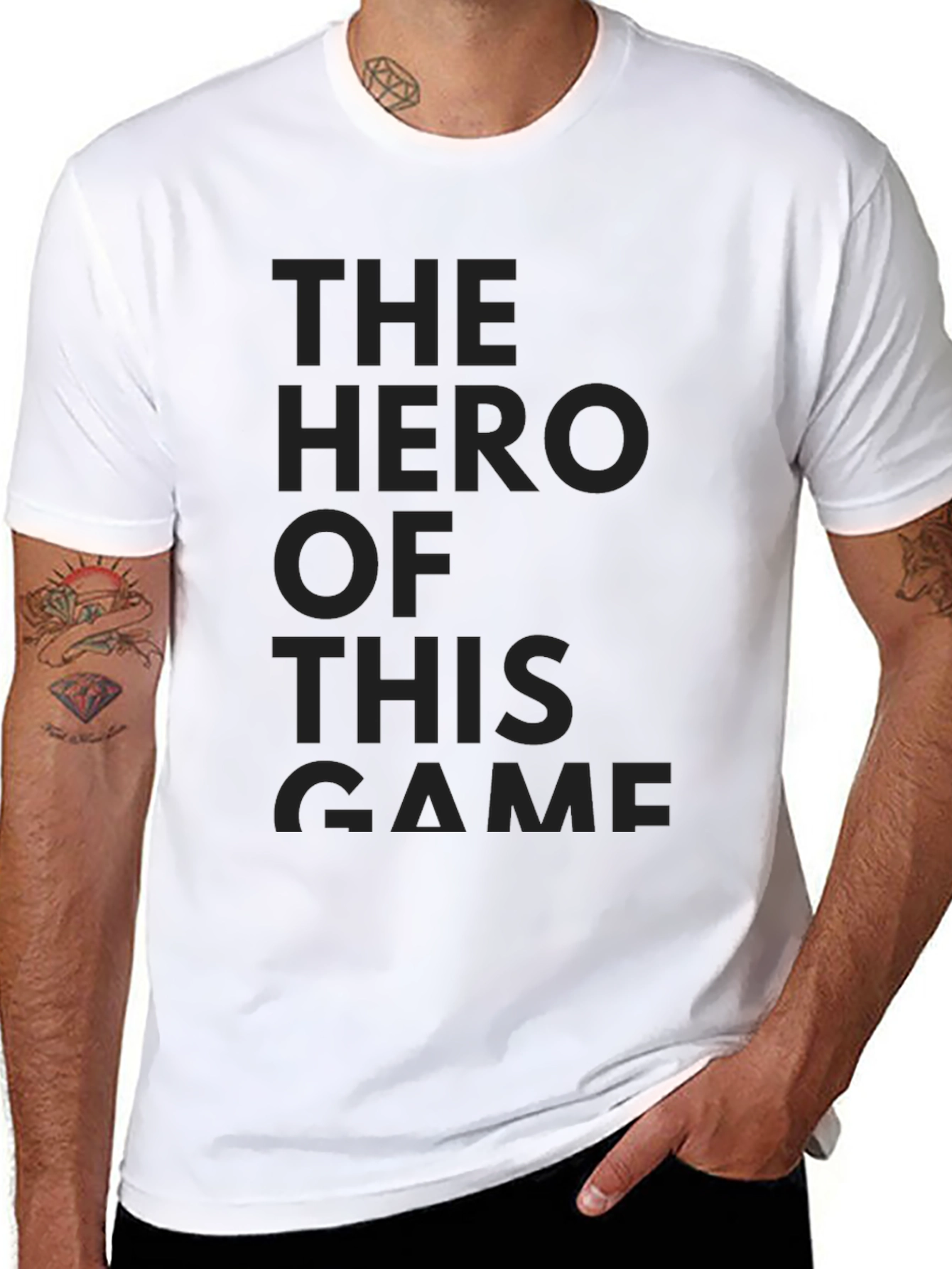 Hero of the Game Black T-Shirt