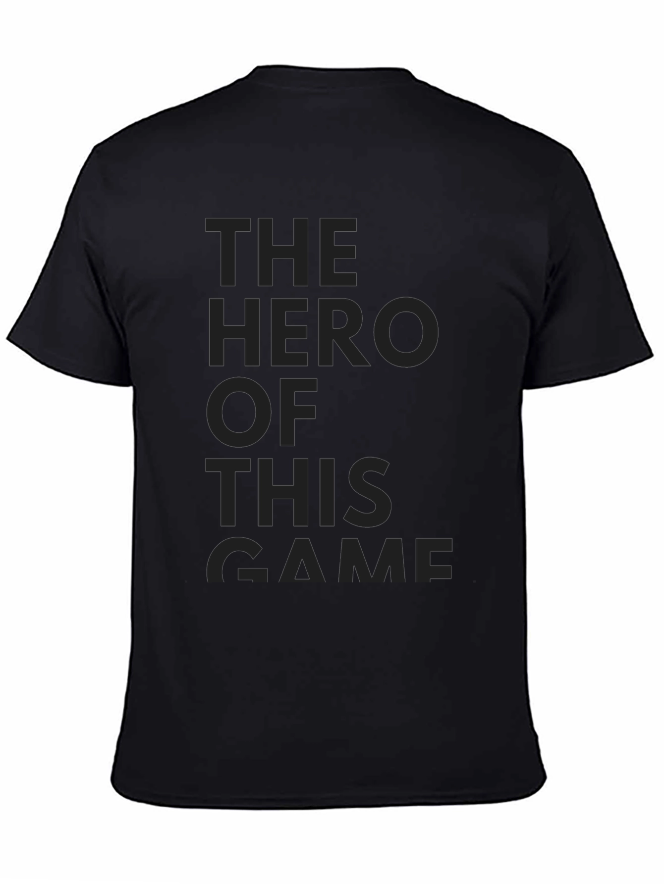 Hero of the Game Black T-Shirt