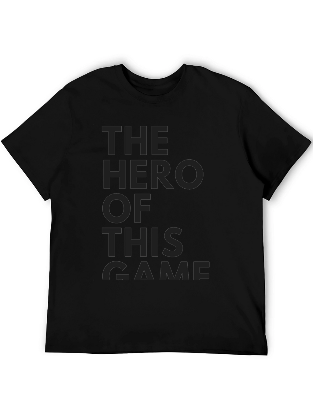 Hero of the Game Black T-Shirt