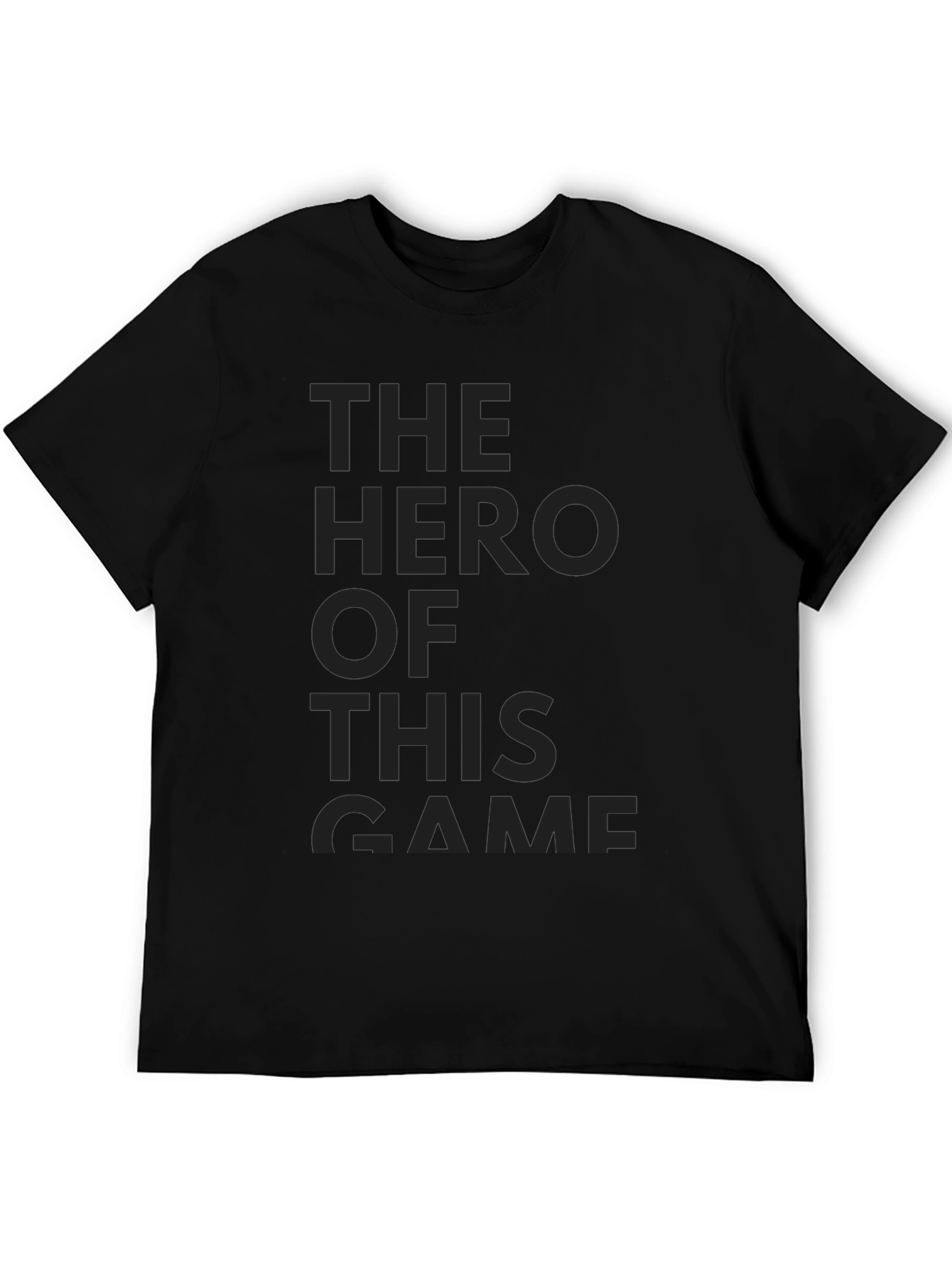 Hero of the Game Black T-Shirt
