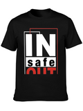 IN Safe OUT Graphic Tee - Black T-Shirt
