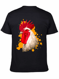Rooster Graphic Tee - Bold & Unique Design
