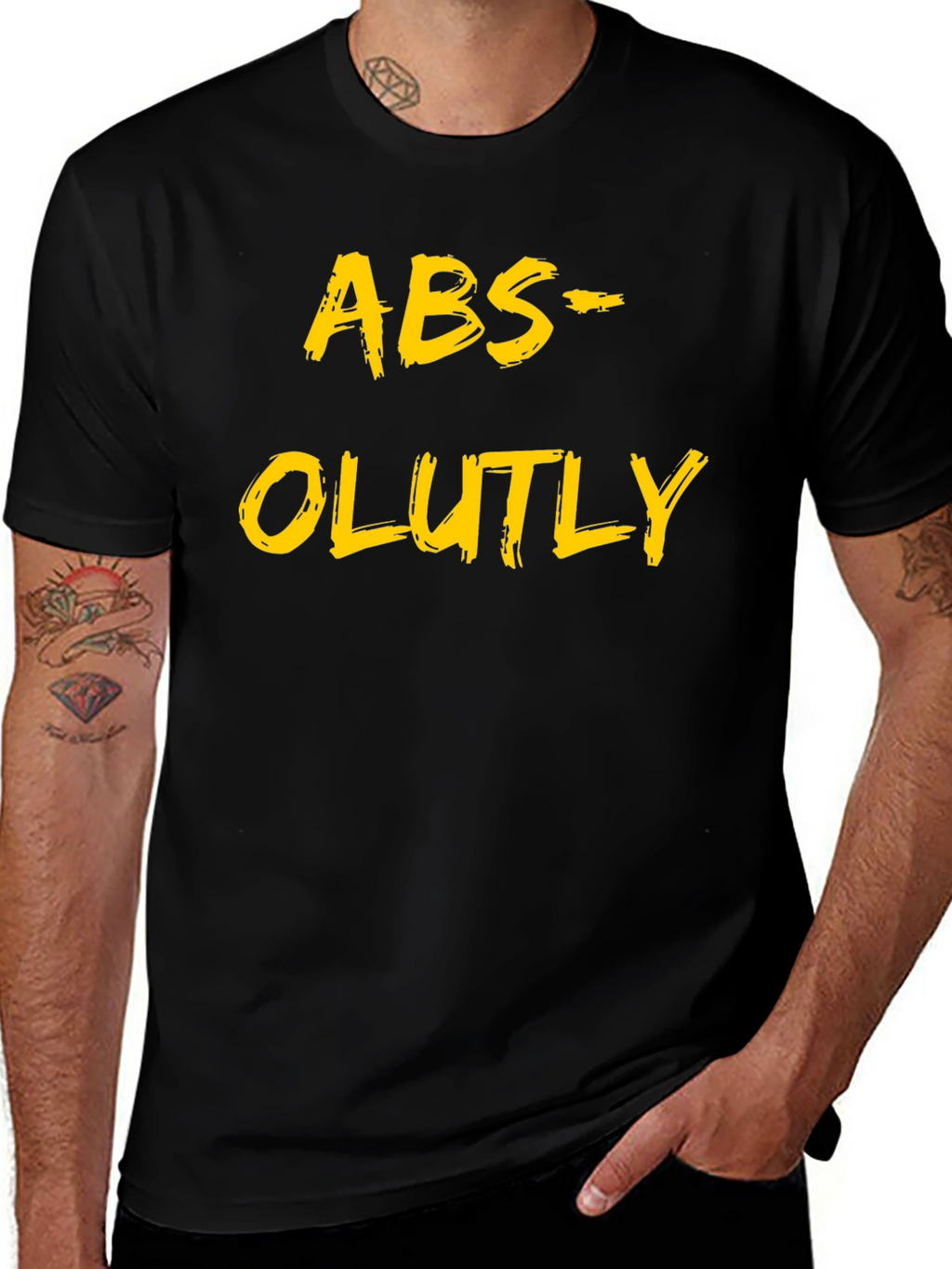 Abs-olutely T-Shirt Funny Humor Tee Shirt