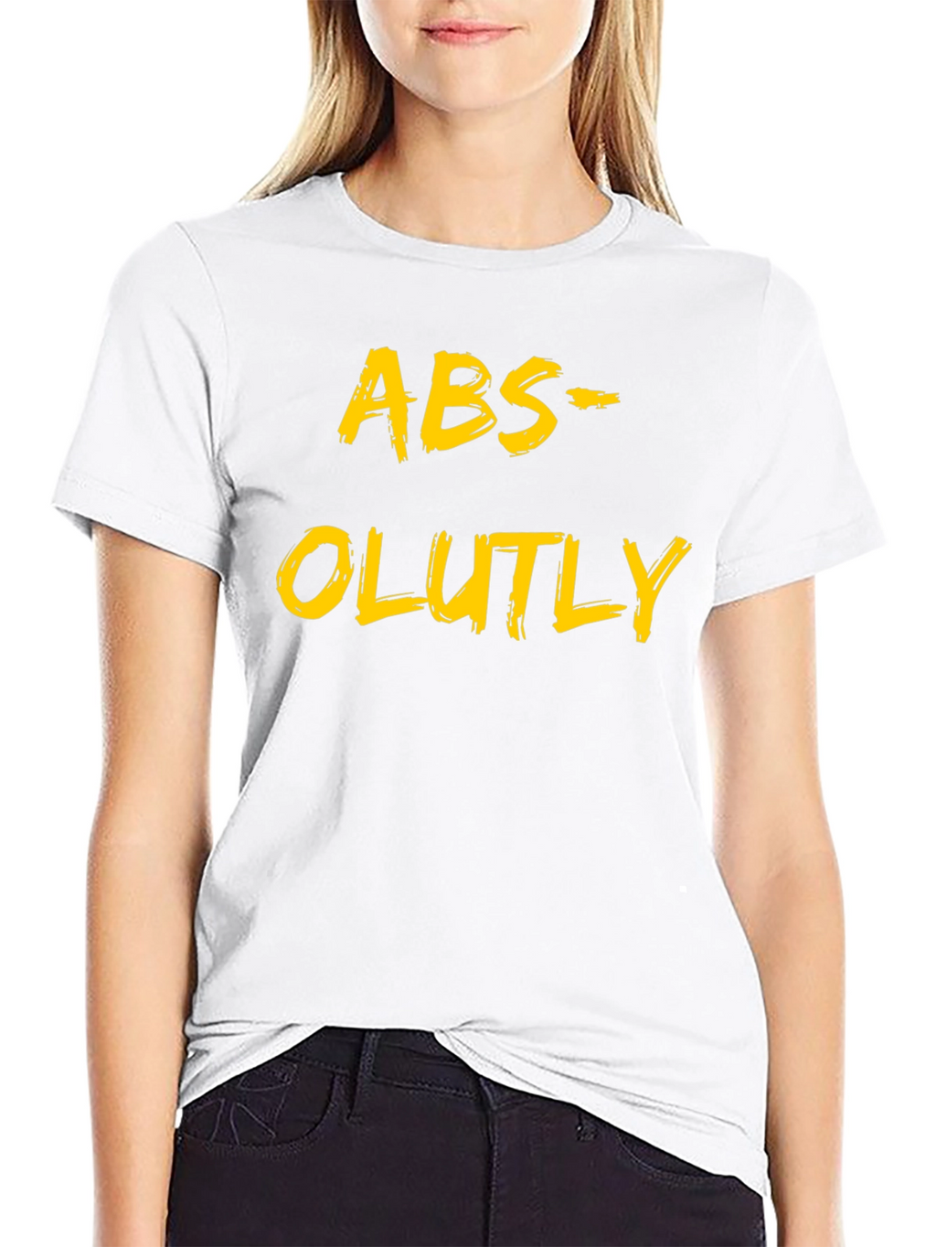 Abs-olutely T-Shirt Funny Humor Tee Shirt
