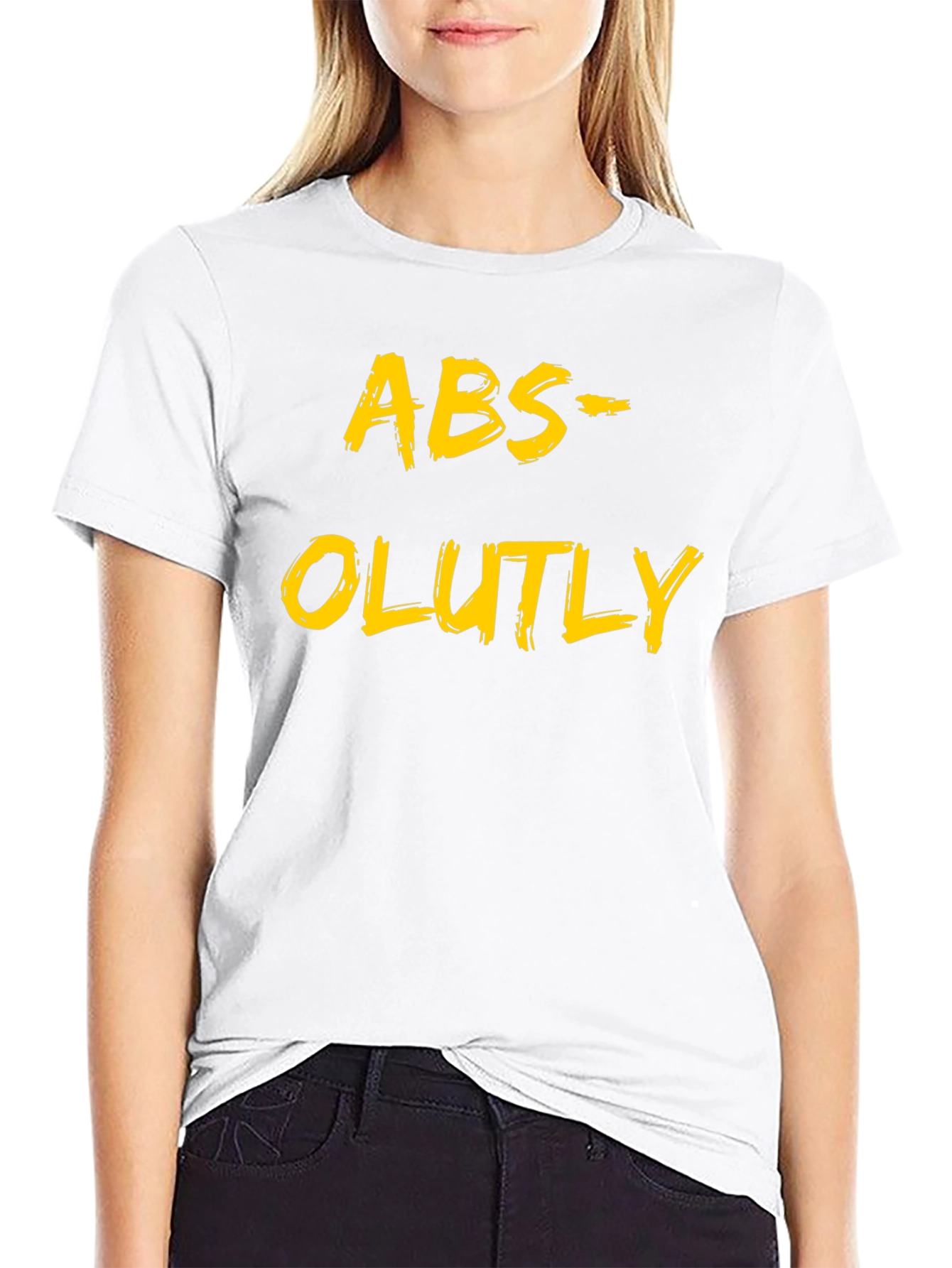 Abs-olutely T-Shirt Funny Humor Tee Shirt
