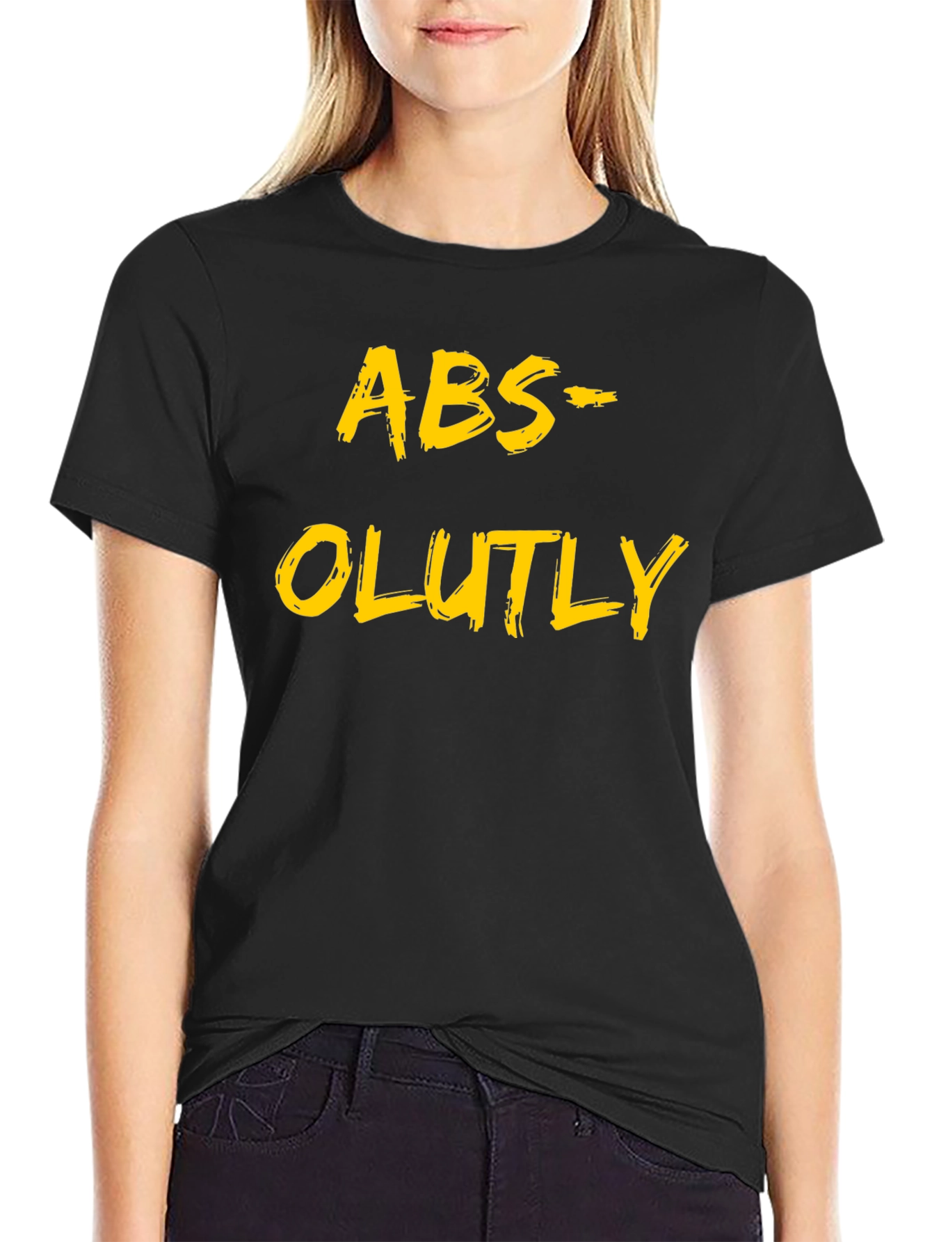 Abs-olutely T-Shirt Funny Humor Tee Shirt