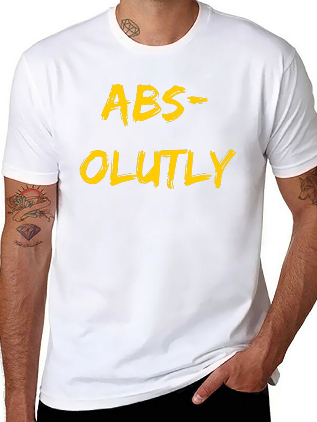 Abs-olutely T-Shirt Funny Humor Tee Shirt