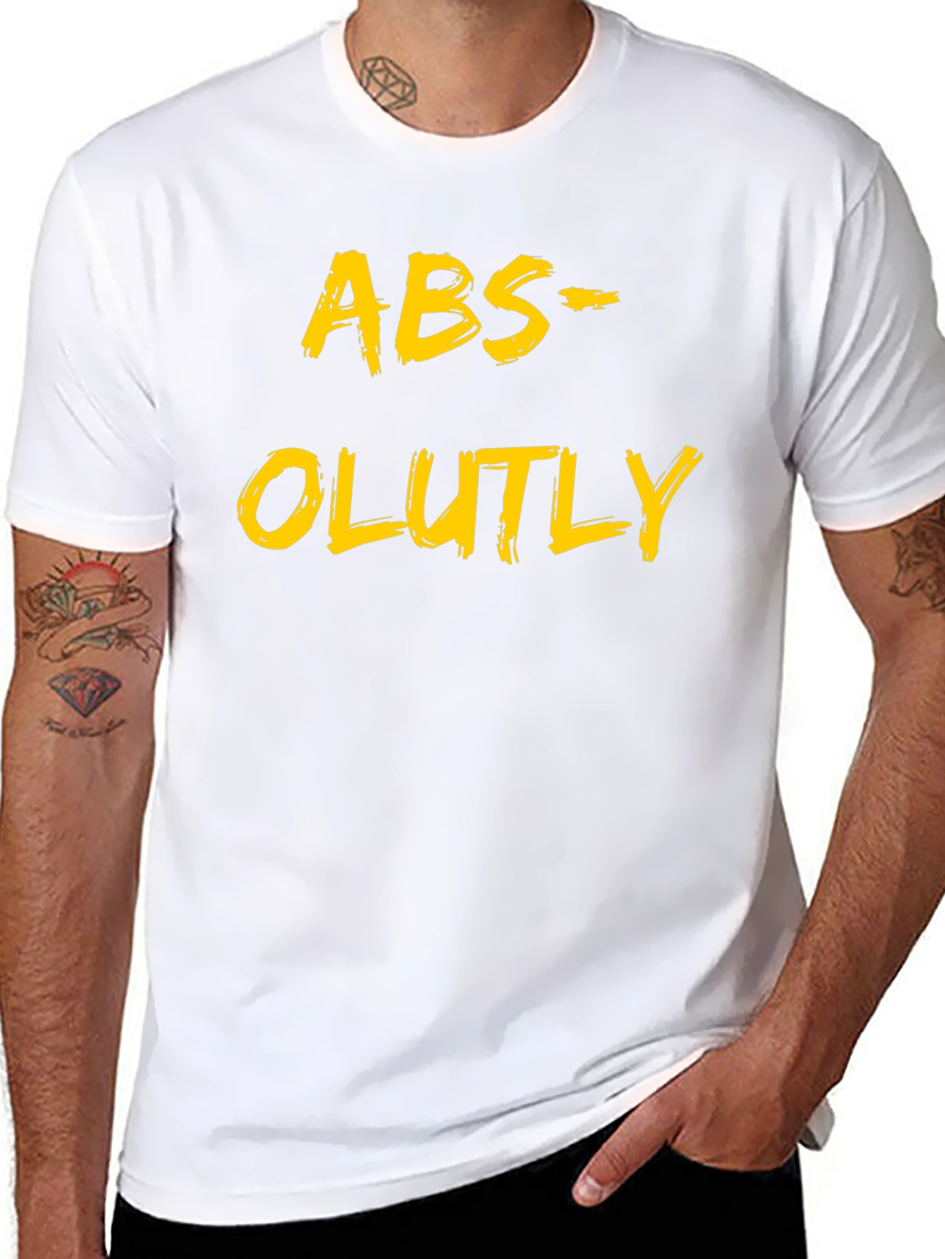 Abs-olutely T-Shirt Funny Humor Tee Shirt