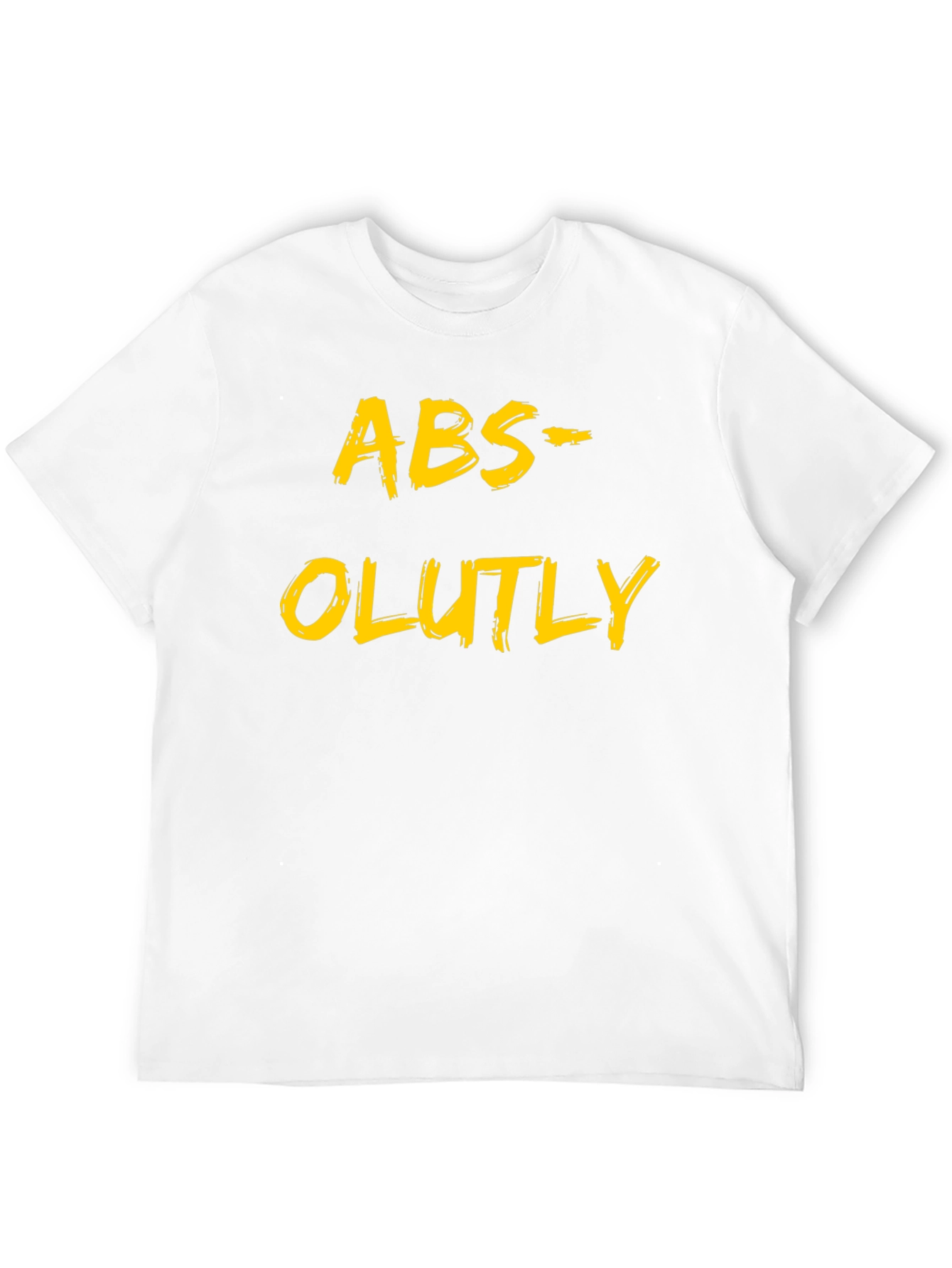 Abs-olutely T-Shirt Funny Humor Tee Shirt