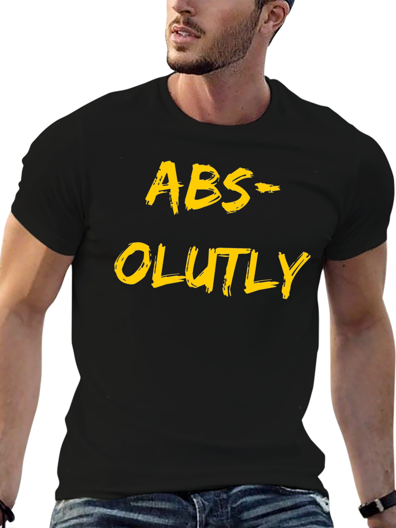 Abs-olutely T-Shirt Funny Humor Tee Shirt
