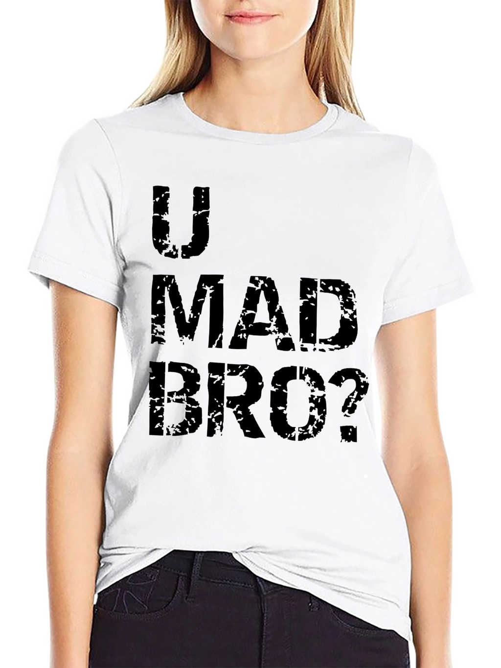 U Mad Bro? Graphic T-Shirt - Black