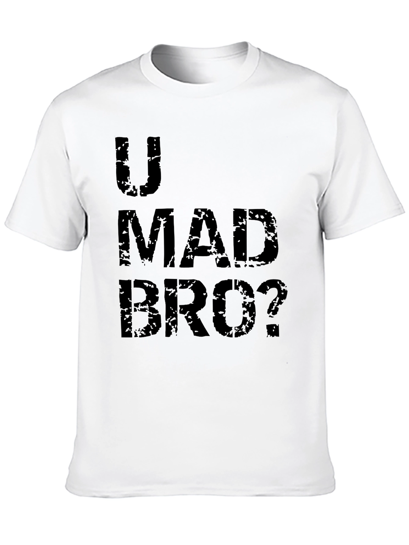 U Mad Bro? Graphic T-Shirt - Black