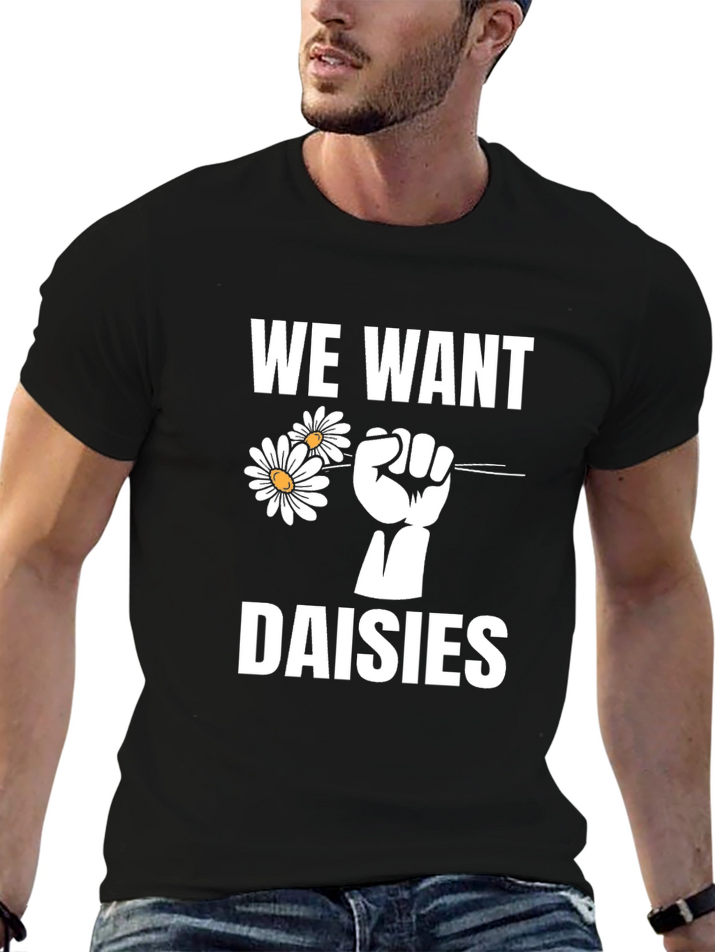 We Want Daisies Graphic T-Shirt