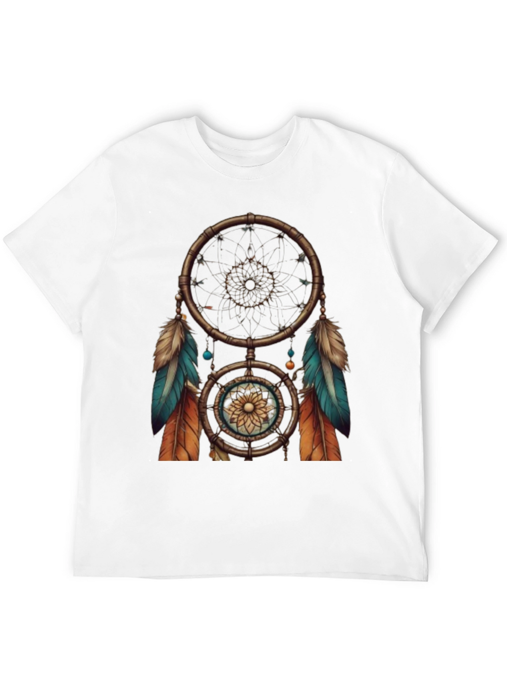 Dreamcatcher Graphic Tee - Black Cotton T-Shirt