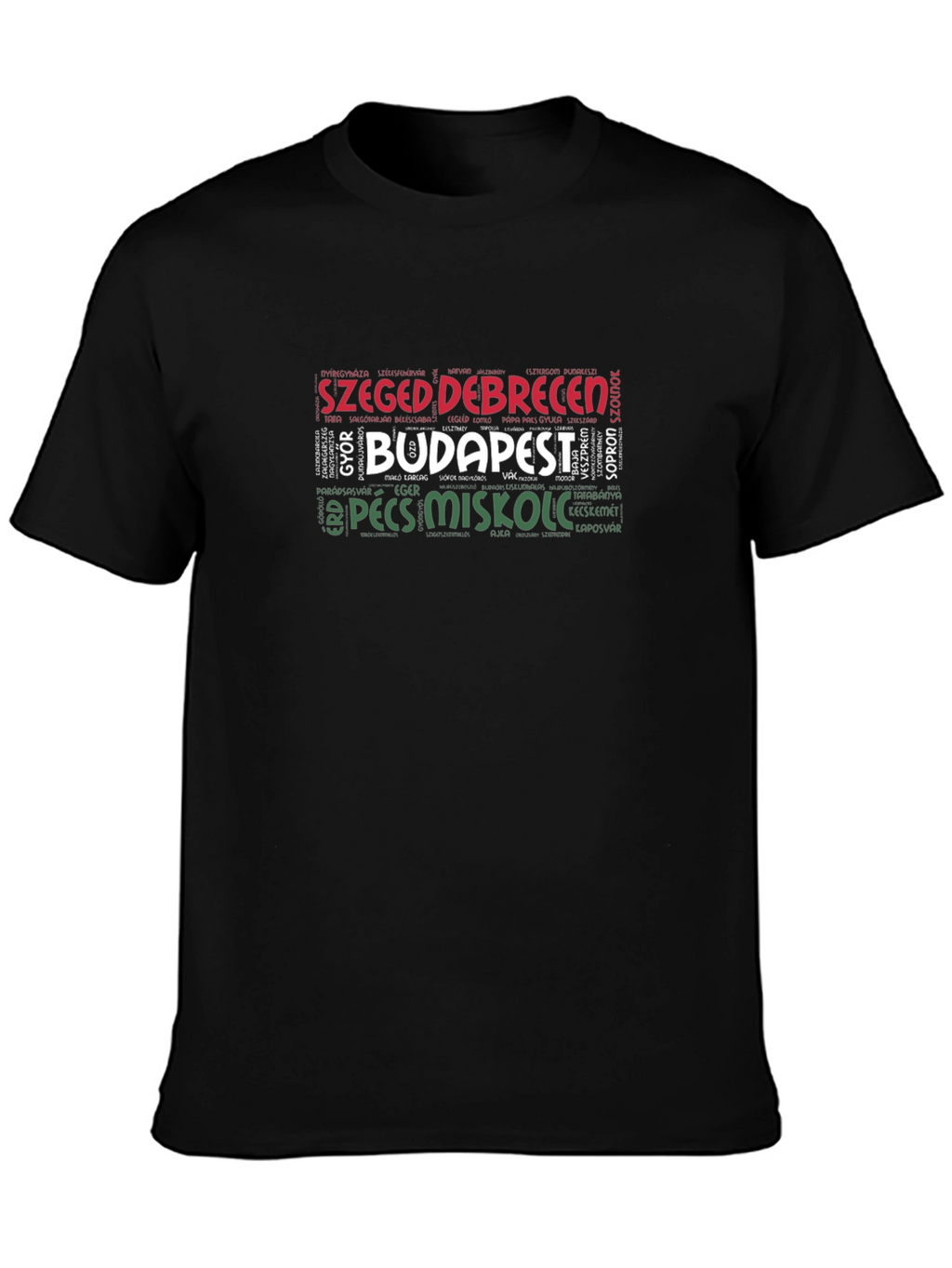 Hungary Cities T-Shirt: Budapest Debrecen Szeged