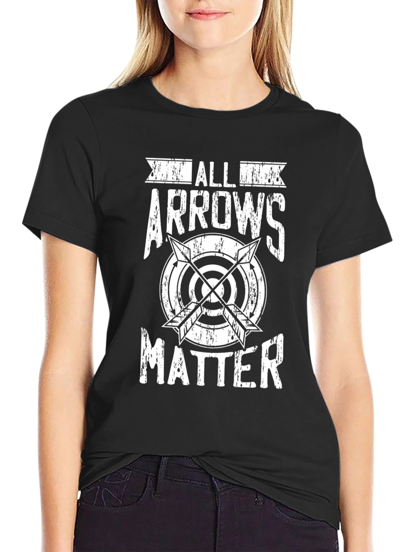 All Arrows Matter T-Shirt Archery Target Graphic Tee